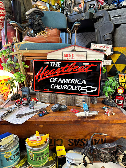 シボレー ライセンスプレート （ハートビート）の通販・販売