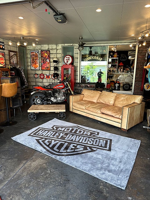 ハーレーダビッドソン バー＆シールド エリアラグ （Lサイズ） 240cm