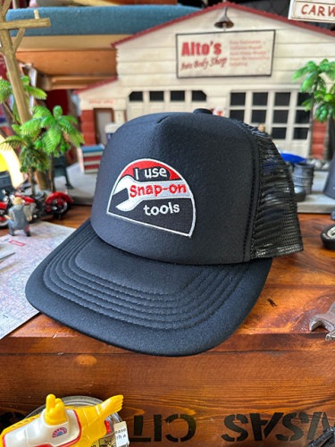 スナップオン　メッシュキャップ　（スパナ）　帽子色＝ブラック|アパレル/キャップ/ジャケット|男の秘密基地作りに！ガレージング雑貨
