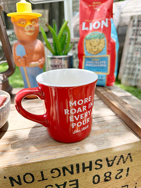 ライオンコーヒー　マグカップ　ビンテージ ライオンコーヒー マグカップ ビンテージ - メルカリ
