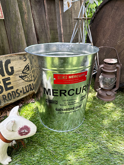 MERCURY(マーキュリー)スチール製　ダストボックス　ゴミ箱　ボックス　レア MERCURY(マーキュリー)スチール製 ダストボックス ゴミ箱 ボックス