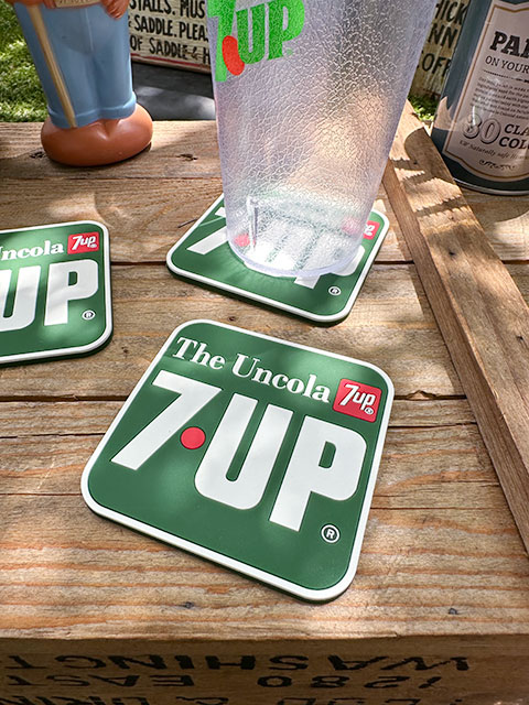 7UP セブンアップ ラバーコースター （グリーン/TYPE1） 単品の通販 