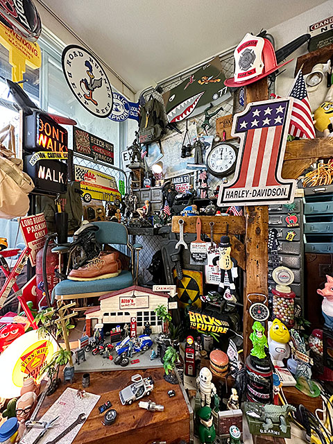 ハーレーダビッドソン エンボスティンサイン （ナンバー1ロゴ/星条旗