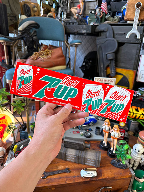 1970年代★7upバブミラー看板★アメリカ雑貨★店舗広告 1970年代☆7upバブミラー看板☆アメリカ雑貨☆店舗広告 1970年代