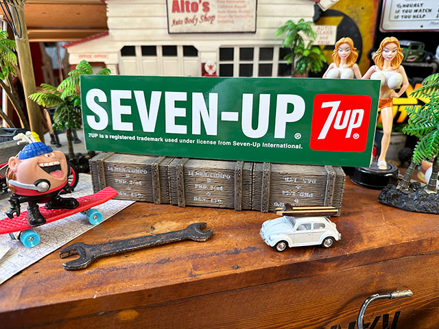 7UP セブンアップ バンパーステッカー （グリーン）の通販・販売