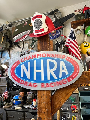 NHRA　レンチキュラー　サインボード|ガレージ看板/サインプレート|男の秘密基地作りに！ガレージング雑貨