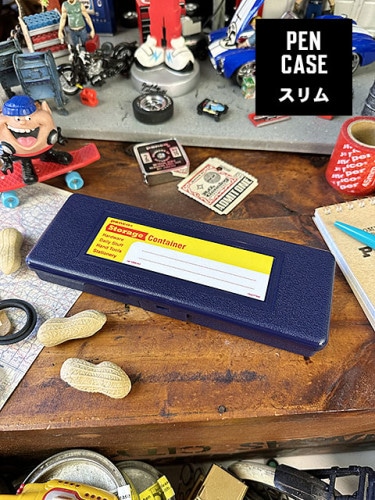 PENCO　ペンコ　ストレージコンテナ　ペンケース　（ネイビー）　筆箱　小物入れ　道具箱　机上収納　HIGHTIDE　ハイタイド|小物/文房具/マグネット|男の秘密基地作りに！ガレージング雑貨