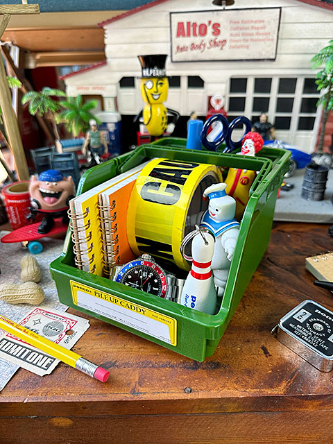 PENCO ペンコ パイルアップキャディ （グリーン） 単品 収納ボックス