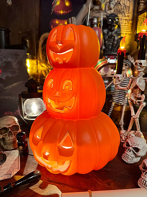 パンプキンランタン トリプルフェイス （Sサイズ） ハロウィン