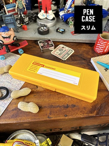 PENCO　ペンコ　ストレージコンテナ　ペンケース　（イエロー）　筆箱　小物入れ　道具箱　机上収納　HIGHTIDE　ハイタイド|小物/文房具/マグネット|男の秘密基地作りに！ガレージング雑貨