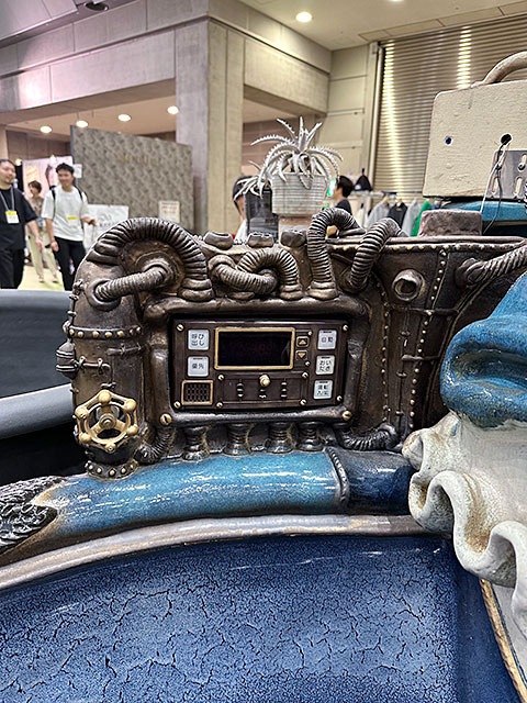 スチームパンクなカエルの陶器風呂 風呂っグ 伝統工芸士さんが手掛けた