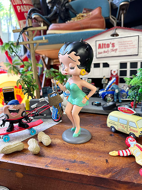 ベティ・ブープ ボビングヘッド （キーホルダーベティ/ミントドレス