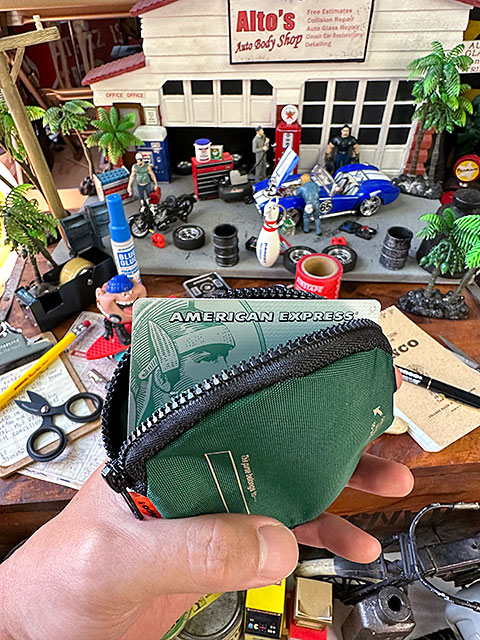 PENCO ペンコ 2つのポケットが便利！ ダブルドアパース コイン