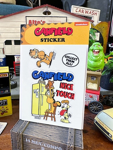 ガーフィールド　ステッカー　Lサイズ　（冷蔵庫）|キャラクターステッカー|ステッカー