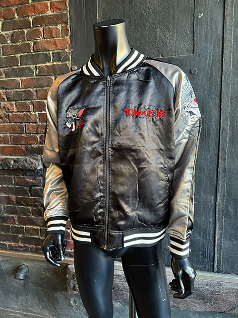 トムとジェリー ホットロッドカー スカジャン Lサイズのみの展開 ユニ