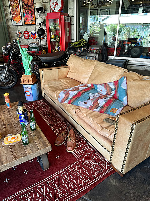 ランバー フリースブランケット Sサイズ （オルテガ柄/ミックス