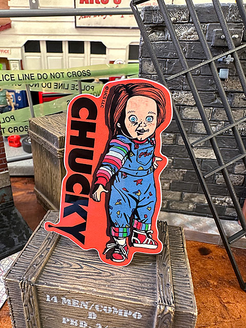 映画 チャイルドプレイ チャッキー ダイカットビニールステッカー