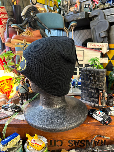 バットマン 刺繍ロゴ オフィシャル ニットキャップ ニット帽 ビーニー