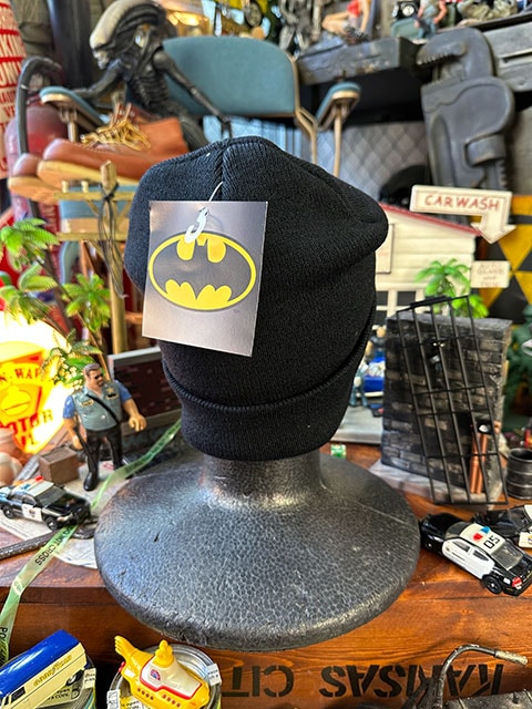 バットマン 刺繍ロゴ オフィシャル ニットキャップ ニット帽 ビーニー