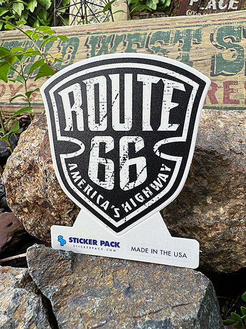 ステッカーパック アウトドア ステッカー ルート66シリーズ Lサイズ