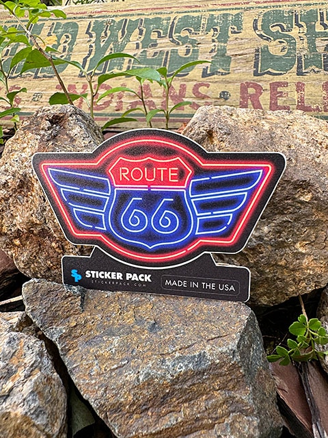 ルート66 ステッカー 楽天市場】【2枚組 カッティングステッカー アメリカ ルート66（Route