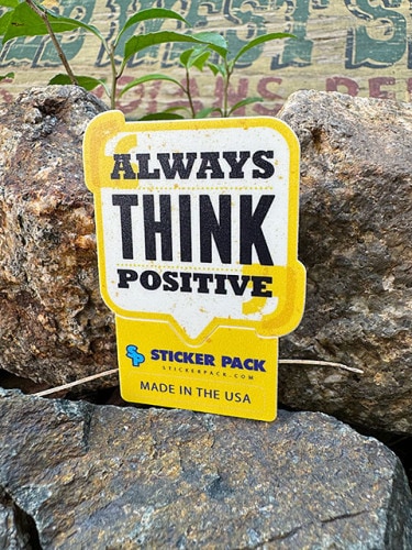 ステッカーパック　アウトドア　ステッカー　Sサイズ　（オールウェイズシンクポジティブ）　MADE IN U.S.A.　耐水＆耐光素材　PVCステッカー|アウトドア|ステッカー