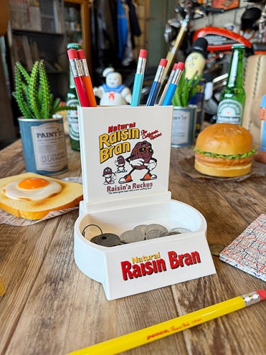 アメリカンヴィンテージ　ペンスタンド＆トレイ　（カリフォルニアレーズン）|文房具/ボールペン/フォトフレーム|もはや店長すら迷子になるアメ雑ジャングル