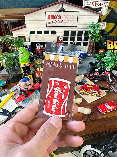 昭和レトロ 駄菓子 ステッカー オリオン ミニコーラ ラムネ （Sサイズ