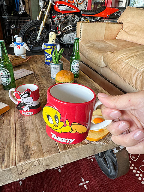 トゥイーティー ＆ シルベスター ペアマグ 2個セット ルーニー