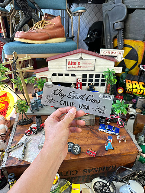 クレイスミス オフィシャル ステッカー （ブラック CALIF. USA） 透明