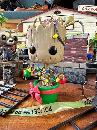 ファンコポップ　映画　ガーディアンズ・オブ・ギャラクシー　グルート　ホリデースペシャル　フィギュア　FUNKO POP!　アイ　アム　グルート|アメコミ/マーベル/DCコミックス|もはや店長すら迷子に