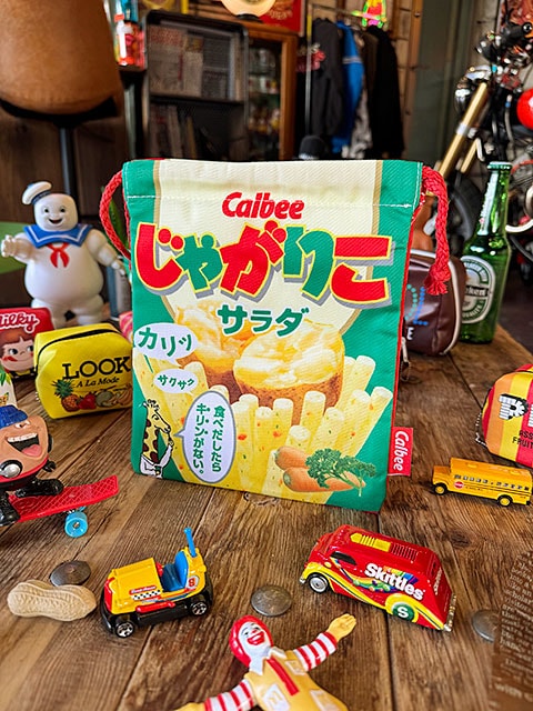 駄菓子屋シリーズ お菓子のキンチャク袋 （じゃがりこ） カルビー