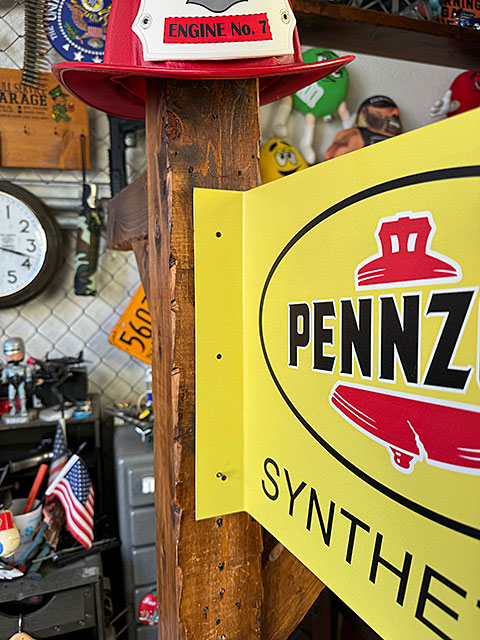 PENNZOIL ビンテージ立体看板 150cm ガレージ系 インダストリアル PENNZOIL ビンテージ立体看板 150cm ガレージ系 インダストリアル