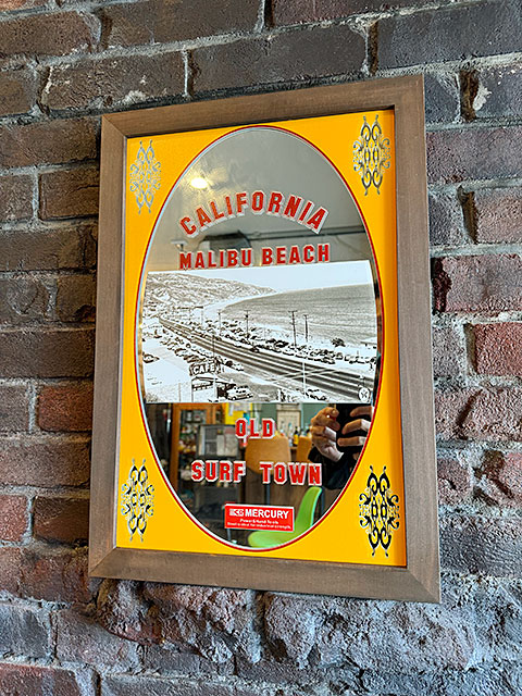 Buzz Wood Factory パブミラー Buzz Wood Factory パブミラー マーキュリー パブミラー （マリブ