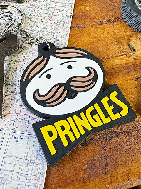 プリングルズ ラバーキーホルダー （ミスタープリングルズ）の通販