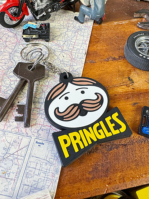 プリングルズ ラバーキーホルダー （ミスタープリングルズ）の通販