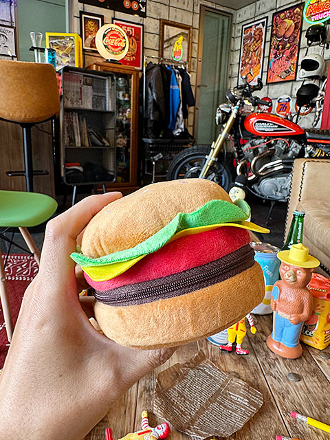 ヤップ ジャンクフードシリーズ ハンバーガー ポーチ 小物入れ