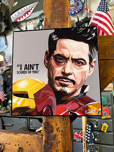 アイアンマン トニー・スターク ポップアートフレーム （I AIN'T