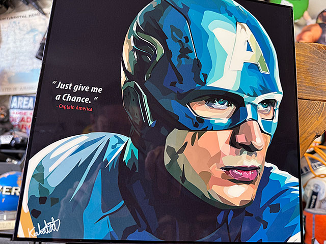全国送料無料の通販 キャプテン・アメリカ クリス・エヴァンス ポップアートフレーム 絵画
