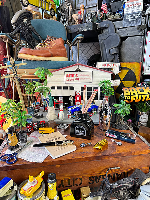 万年筆 インクボトル ペンスタンド＆トレイ （ブラック）の通販・販売