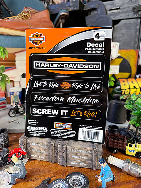 ハーレーダビッドソン オフィシャルステッカー デカール （4P
