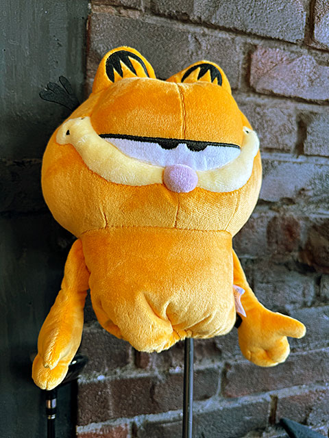 ★激レア★ガーフィールドぬいぐるみゴルフクラブヘッドカバー当時物1997年非売品 ガーフィールド ゴルフクラブ ヘッドカバー ぬいぐるみの通販・販売