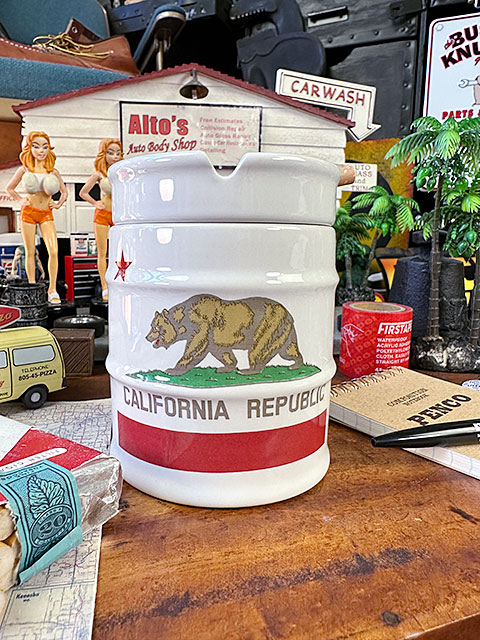 カリフォルニア フラッグ ドラム缶灰皿 州旗の通販・販売 | アメリカ