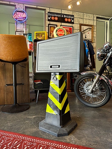 ゲートテック　誘導　案内　サインボックス　スタンド　リフレクター　反射　スクエアコーン　ウエイト|ガレージ演出グッズ/道具/工具|男の秘密基地作りに！ガレージング雑貨