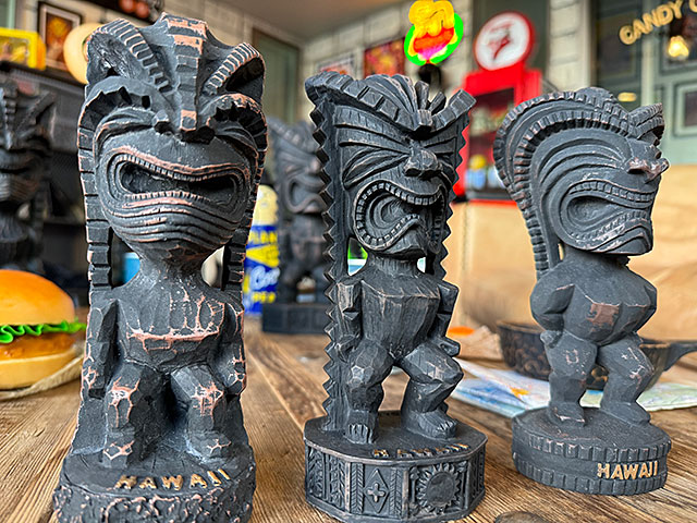 ティキ TIKI 25cm ハワイ アロハ ポリネシア 魔除け