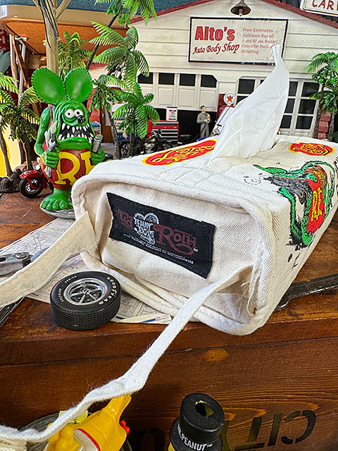 ラットフィンク ティッシュカバー （ナチュラル/IF YOU CAN'T FIT IT