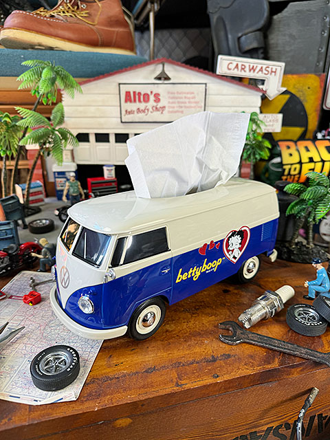 ベティ・ブープ コラボモデル ワーゲンバス ティッシュボックス