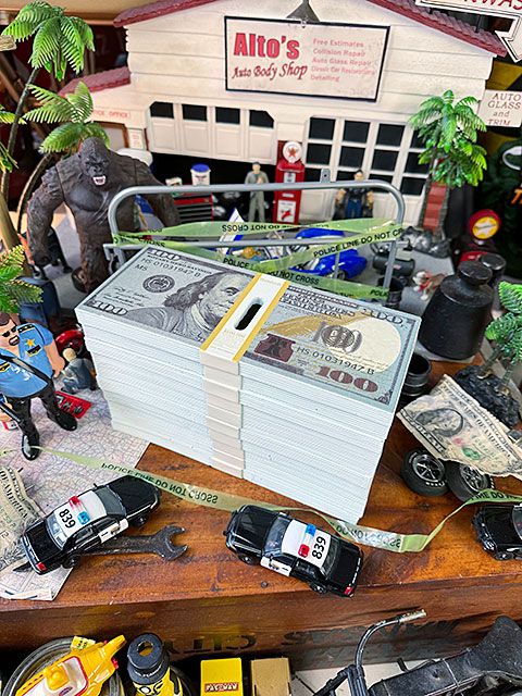 USドル 札束バンク 貯金箱の通販・販売 | アメリカ雑貨のテーマ