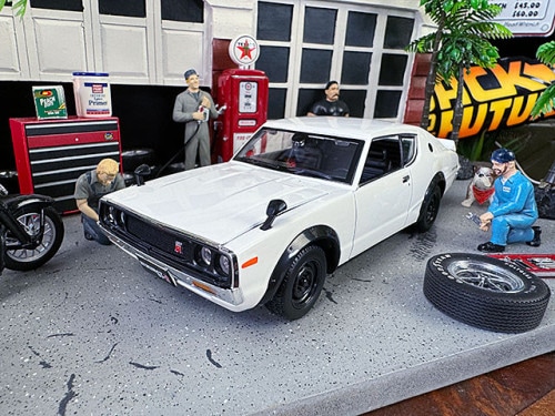 マイスト　1973年　ニッサン　スカイライン　GT-R　ケンメリ　KPGC110　（ホワイト）　ダイキャストミニカー　1/24スケール|ミニカー/モデルカー/バイク/飛行機|男の秘密基地作りに！ガレー