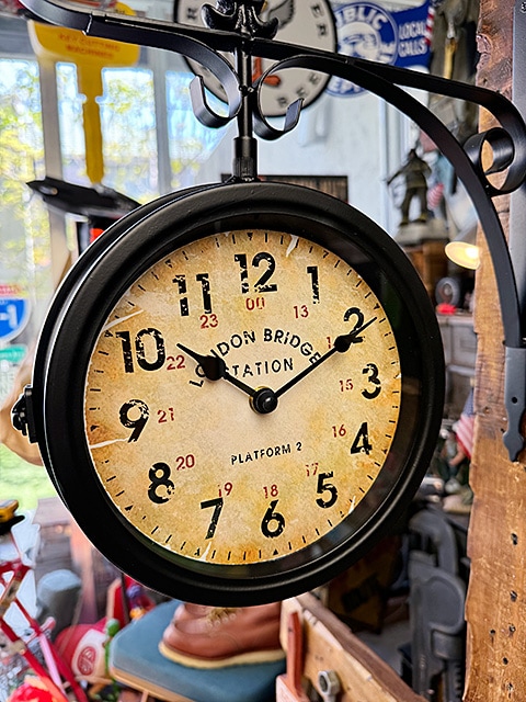 ロンドンブリッジ ステーションクロック （両面時計タイプ）の通販